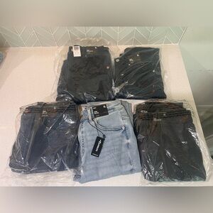 $440 value!! NWT BUNDLE EXPRESS SKINNY JEAN 6 long